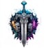 create a fantasy game logo