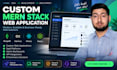 develop a custom mern stack web application
