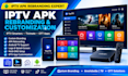 professionally ebrand iptv android app apk with custom branding