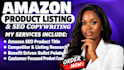 do amazon product listing optimization, amazon SEO and copywriting