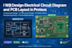design electrical circuit diagrams and pcb layout in proteus
