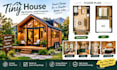 design tiny house, cabin house, small house, container house floor plan