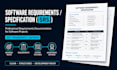 write a professional software requirements specification srs document