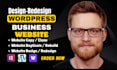 design, develop, or redesign a professional wordpress website