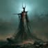 create realistic dark art horror illustrations