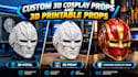 create custom 3d cosplay props and 3d printable props