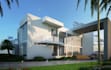 design house exterior 3d model, renderings and walkthrough