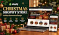 create a christmas shopify store for holiday ecommerce sales