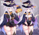 create a halloween live2d vtuber, protogen vrchat avatar, and furry vtuber