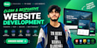 do custom website development in django, flask, python as full stack developer