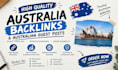 build quality australian backlinks and com au guest posts