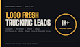 provide fresh verified trucking leads from fmcsa database
