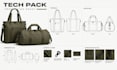 create handbag tote and duffle bag tech pack for manufacturing
