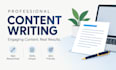 write human articles and blog posts