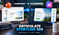convert powerpoint into an interactive articulate storyline course