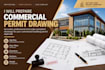 prepare professional commercial permit drawings and construction sets