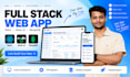 develop a full stack web app with react and node js