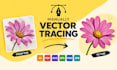 do vector tracing, raster to vector, ai logo redesign, template redesign
