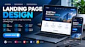 a modern responsive landing page