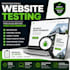 test your website for bugs, usability and functionality