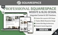 design, redesign, build custom squarespace website blog, squarespace migration