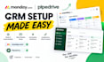 setup monday crm and pipedrive sales pipeline automation