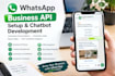 setup whatsapp business API and build whatsapp chatbots