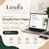 create a custom shopify form page with responsive design