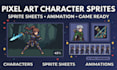 create nsfw pixel art character sprite sheets, anime pixel arts with animation
