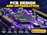 design and optimize pcb layout altium kicad and gerber files