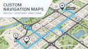design custom navigation and route map