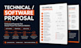 draft a professional technical proposal to help you sell your software
