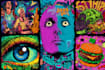create magical abstract art, psychedelic, surrealism, cubism