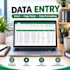 do accurate data entry, copy paste and web research