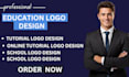 design education logo for school academy and tutoring center