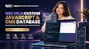 build custom wix velo database cms and javascript features