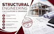 provide structural engineer stamp and calculation for california permit drawings