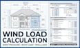 calculate basic wind loads and provide structural load worksheets
