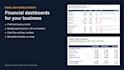 build an excel or google sheets financial dashboard for your business