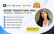 setup resend supabase firebase auth email api dns and email deliverability