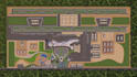 design landscape site plan,control tower site layout,digital twin,3d data center