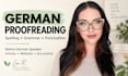 professionally proofread your german text