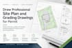 design professional site plan and grading drawings