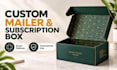 design custom subscription box packaging and subscription mailer box template