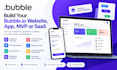 build bubble io website, bubble app, bubble mvp and saas