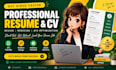 deliver professional resume, CV writing service