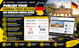 do publish german press release in german media sites