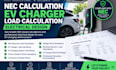 do nec calculation ev charger laod calculation electrical design circuit sizing