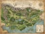 create a detailed custom map with roads, landmarks and locations