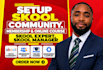 setup skool community, membership and online course, skool expert, skool manager